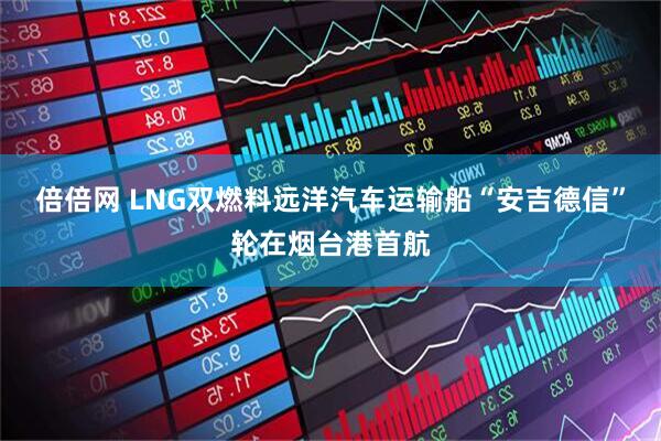 倍倍网 LNG双燃料远洋汽车运输船“安吉德信”轮在烟台港首航
