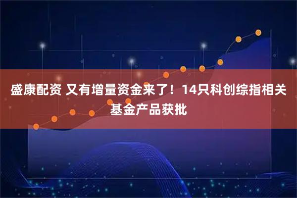 盛康配资 又有增量资金来了！14只科创综指相关基金产品获批