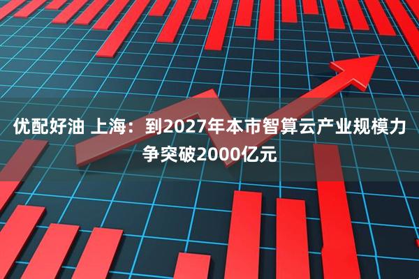 优配好油 上海：到2027年本市智算云产业规模力争突破2000亿元