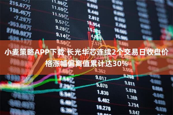 小麦策略APP下载 长光华芯连续2个交易日收盘价格涨幅偏离值累计达30%